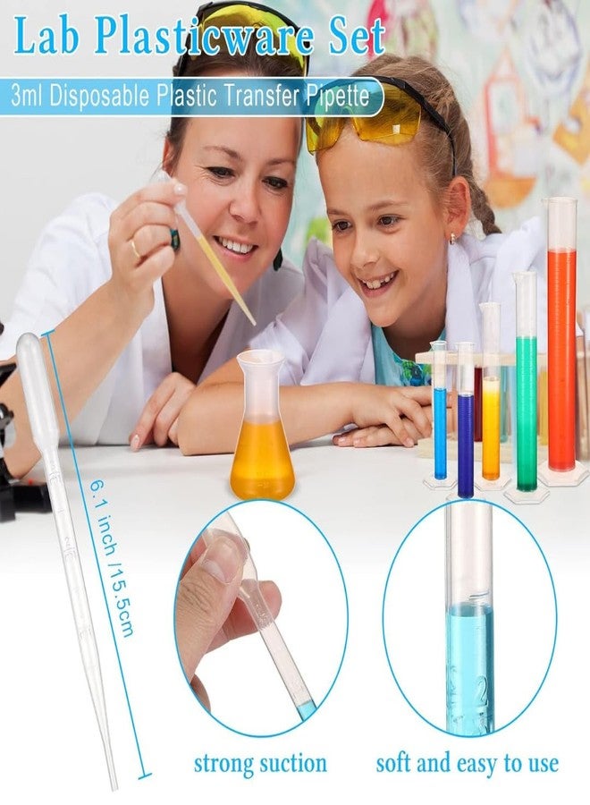 SPYLX Lab Experiment Kit - Test Tubes, Beakers, Vial, Measuring Cylinders, Droppers, Funnel & Complete Safety Gear Complete Lab equipments kit for Home & Schools lab Experiments. - Image 5